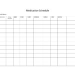 40 Great Medication Schedule Templates Medication Calendars