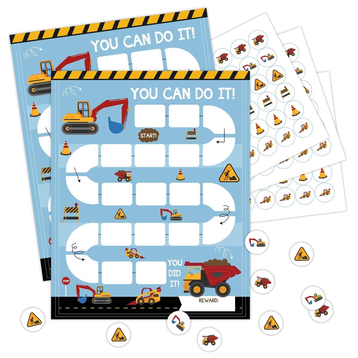 Amazon Reward Charts For Kids Construction Task Reward Worksheets Library
