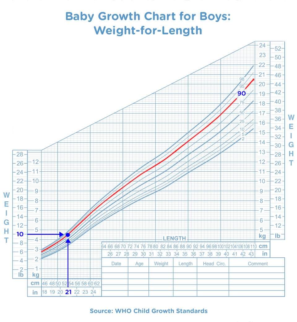 Boy Infant Growth Tracker Printable Child Growth Chart Track Your Baby S Milestones With