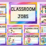 Classroom Job Chart For Your Home Daycare Childcare Preschool Or Classroom Instant Download And Print From Your Home Computer Etsy