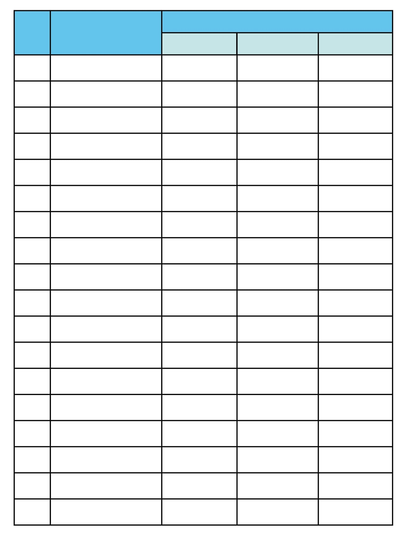 Column Template 5 Columns 10 Free PDF Printables Printablee Column Template 5 Columns 10 Free PDF Printables Printablee