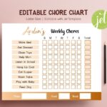 Daily Routine Chart Printable 5 Year Old Chore Chart For Kids Behavior Reward Chart Behavior Chart Potty Training Toddler Routine Etsy