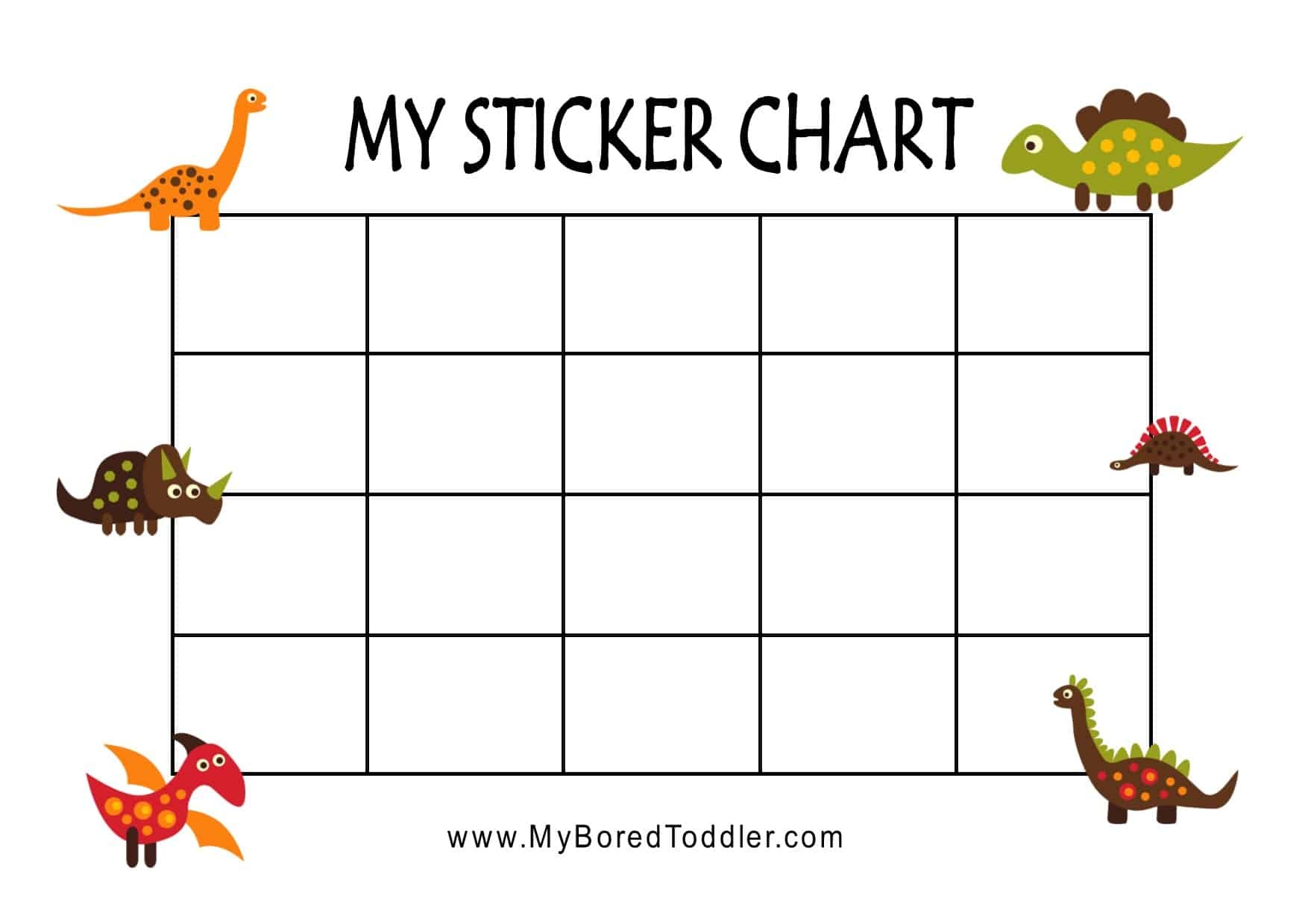Chore Chart For Kids Printable Dinosaur Reward Behavior Responsibility Chart Editable Template Etsy