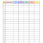 Free And Customizable Attendance Templates