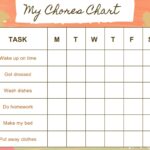 Free Customizable Chore Chart Templates To Print Canva