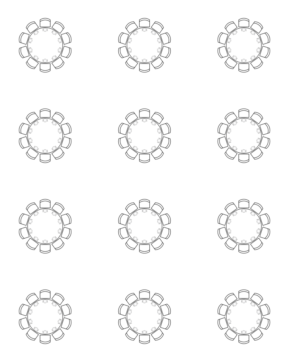 Free Table Seating Plan Templates