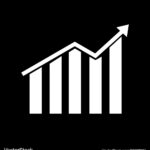 Growth Bar Chart Icon Royalty Free Vector VectorStock