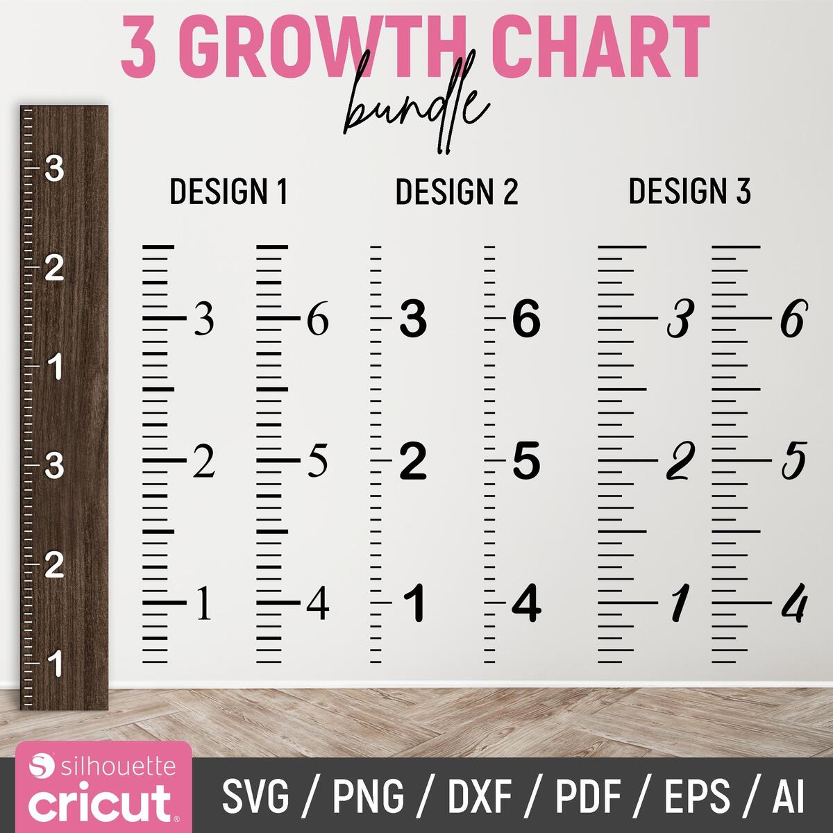 Easy DIY Ruler Growth Chart House Mix