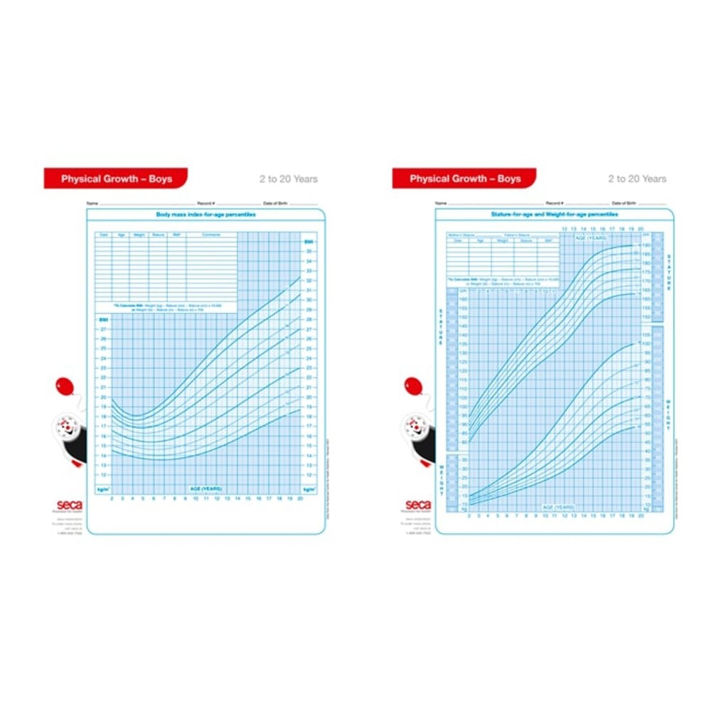 Growth Charts Boys 2 20 Years Seca 406B Boys McKesson Growth Charts Boys 2 20 Years Seca 406B Boys McKesson