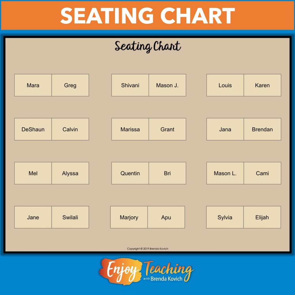 Customize 83 Classroom Seating Charts Templates Online Canva