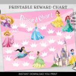 Instant Download Reward Chart Printable Chart Princess Chart Potty Train Chart Behavior Chart Daily Reward Chart For Kids Routine Chart RW Etsy