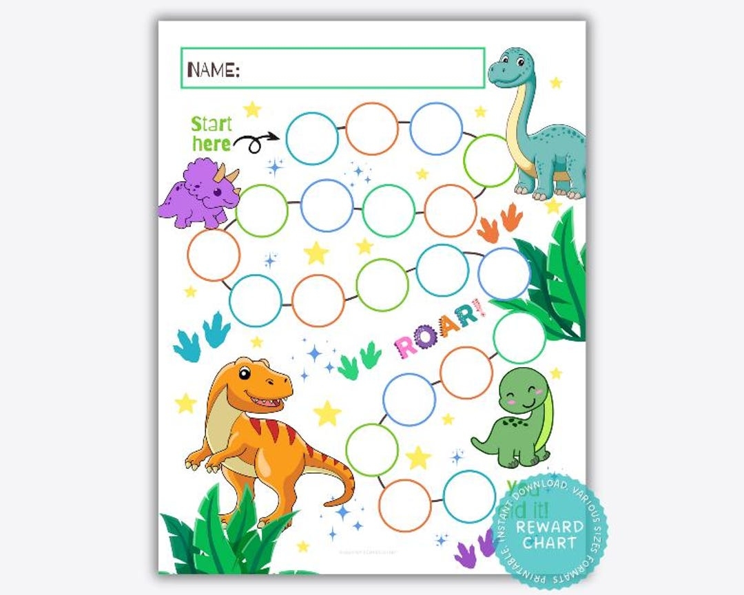Interactive Potty Chart For Boys And Girls Potty Training Chart For Toddlers With 40 Reusable Magnetic Stars Dinosaur Theme Reward System Magnetic Potty Chart Interactive Potty Chart For Boys And Girls Potty Training Chart For Toddlers With 40 Reusable Magnetic Stars Dinosaur Theme Reward System Magnetic Potty Chart