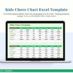 Kids Chore Chart Excel Template Best Templates