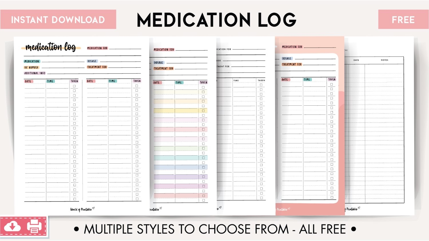 Free Medication List Templates For Patients And Caregivers