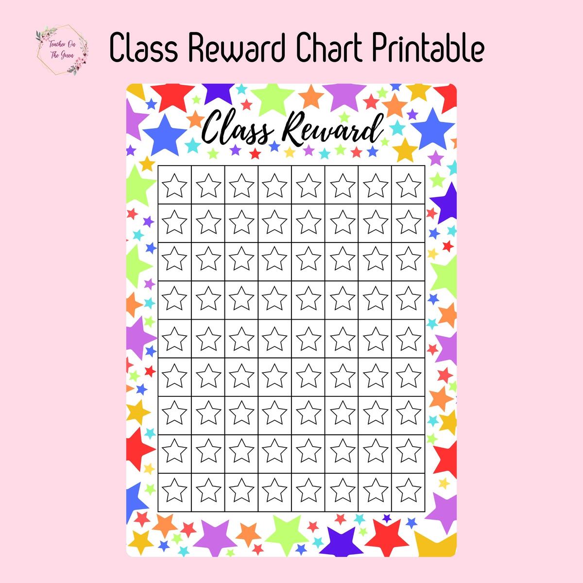 Free Printable Reward Chart Templates Word PDF Teachers