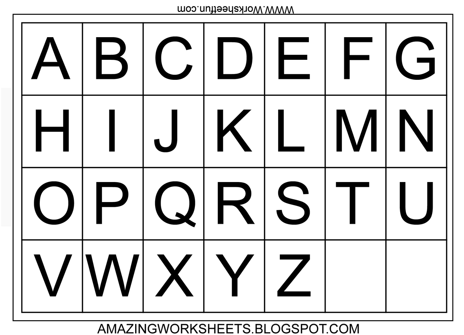 11 Free Printable Alphabet Charts Teach Prints