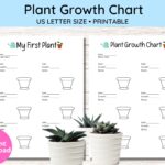 Plant Growth Chart For Kids First Plant Log US Letter PDF Etsy Israel