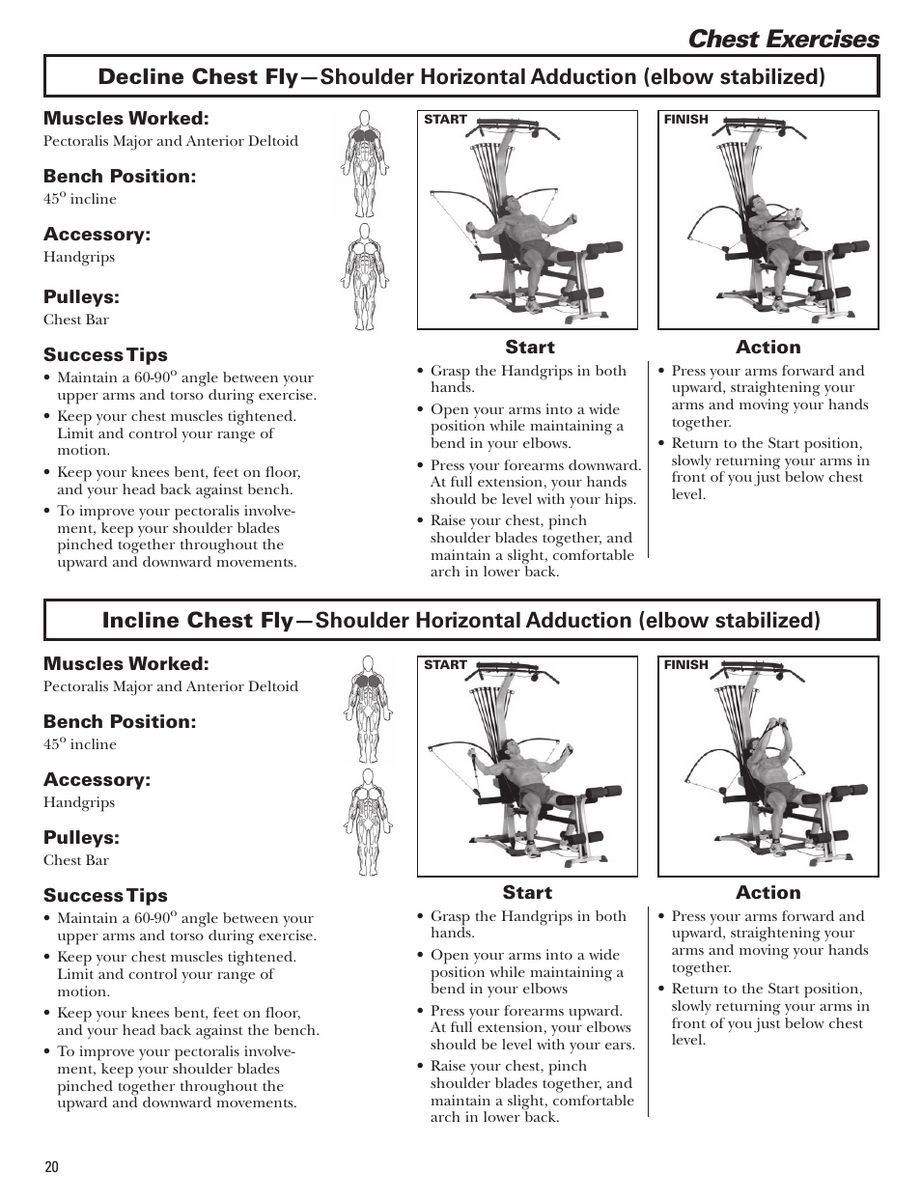 Pr1000 Bowflex Upper Body Workouts Bowflex Blaze Bowflex Pr1000 Workout Guide Body Workout