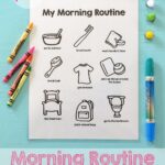 Printable Morning Routine Chart Mama Papa Bubba