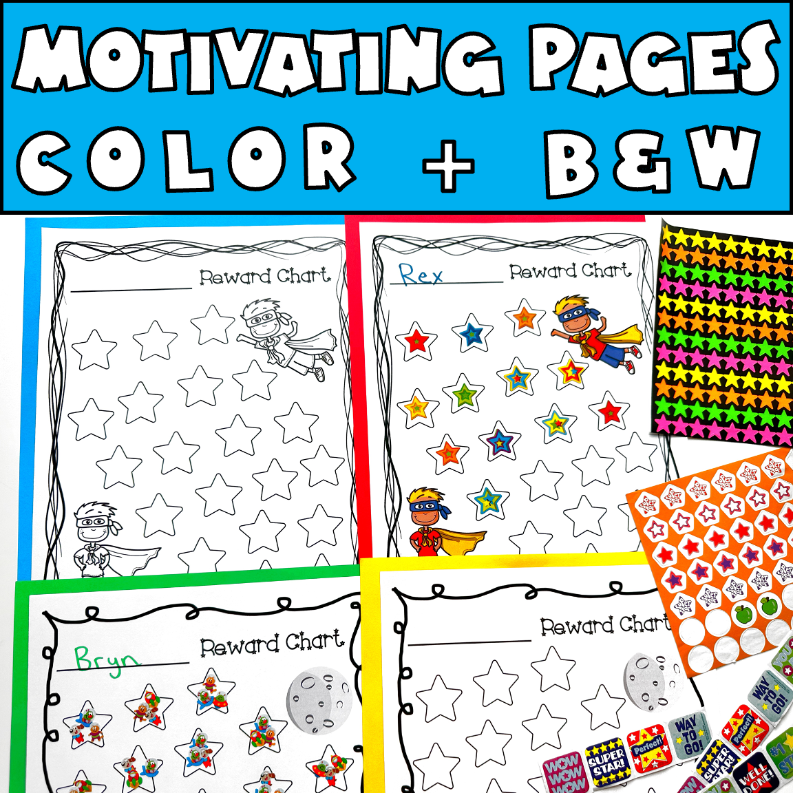 Reward Charts FOR BOYS Good Boy Reward Chart Sticker Behavior Boards Caroline Koehler At Celavora Education