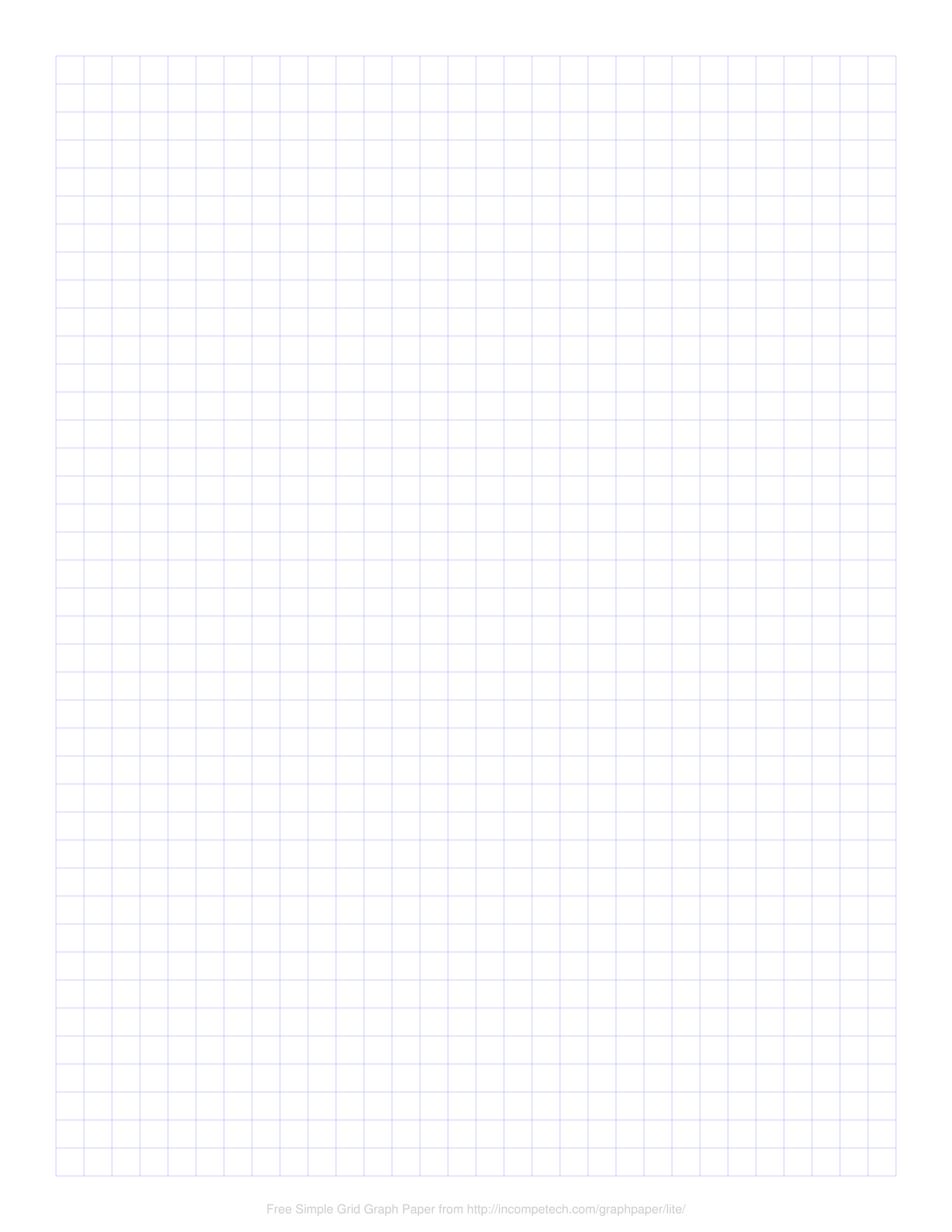 Simple Grid Graph Paper Generator Simple Grid Graph Paper Generator