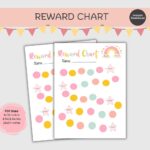 Toddler Reward Chart Girls Pink Reward Chart Printable Kids Reward Chart potty Training Chart Behaviour Chart DIGITAL DOWNLOAD Etsy UK