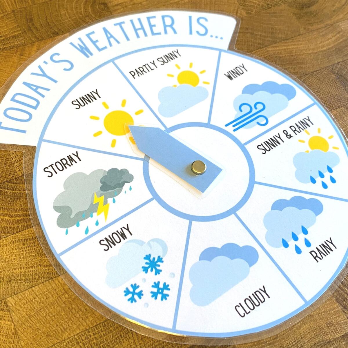 Weather Wheel Printable Montessori Learning Poster Digital Download Etsy Weather Wheel Printable Montessori Learning Poster Digital Download Etsy